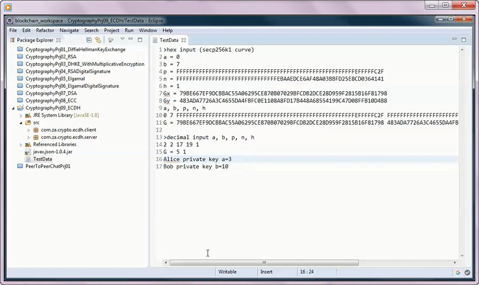 Prototype Project: Elliptic Curve Diffie–Hellman key exchange (ECDH) w ...