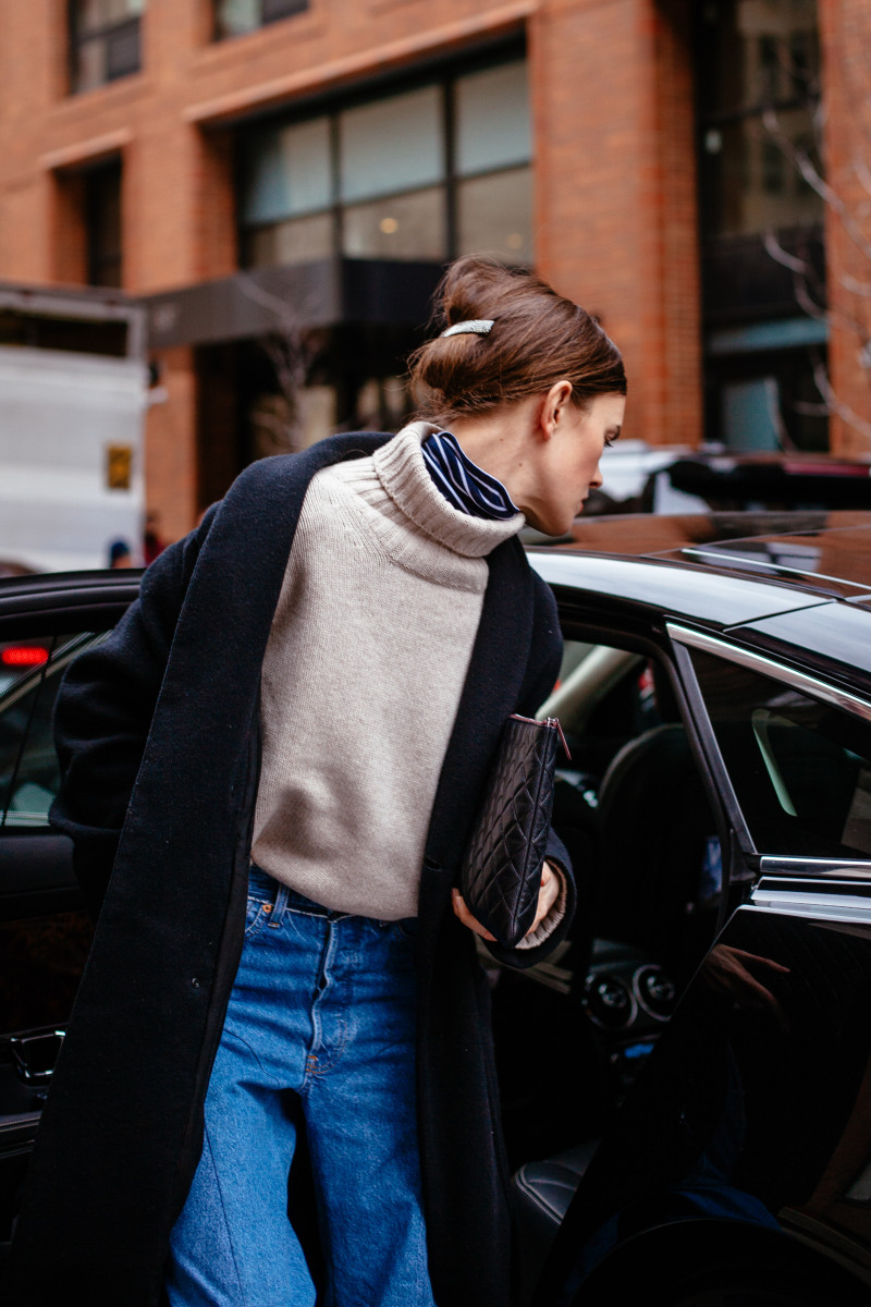 The Double Turtleneck Look to Try This Winter