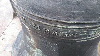 Large bell cast by T Mears of London