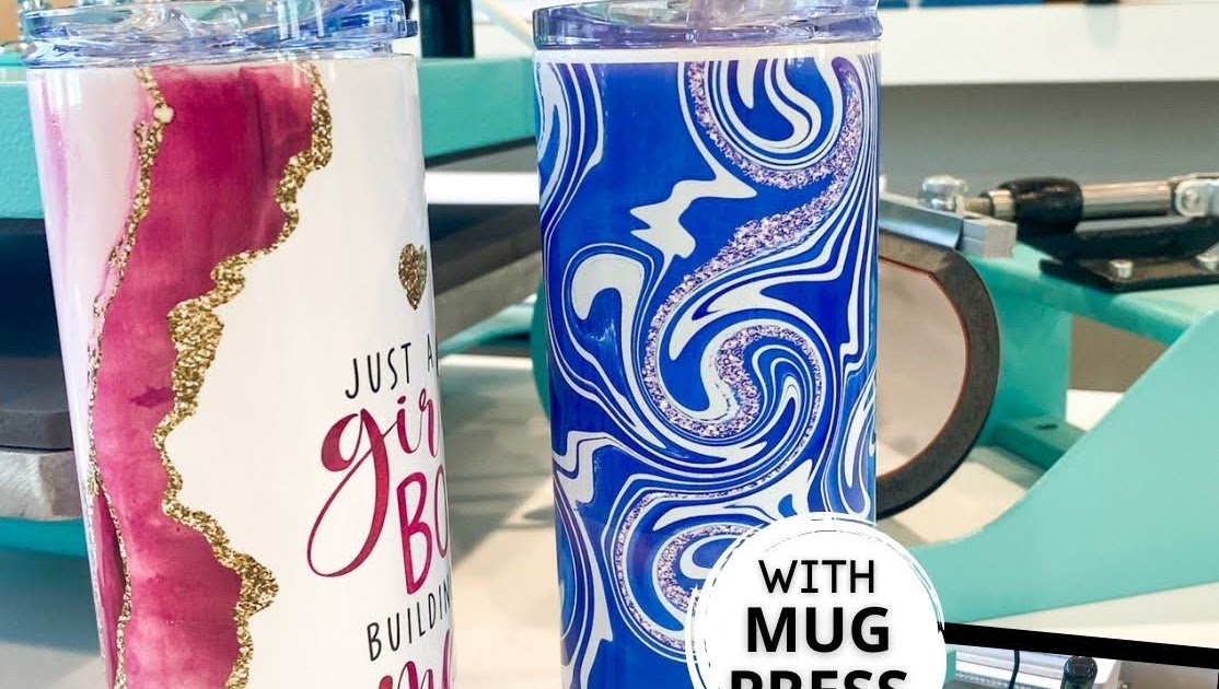 How to Do All Over 20 Oz Skinny Tumbler Sublimation in Mug Press! -  Silhouette School