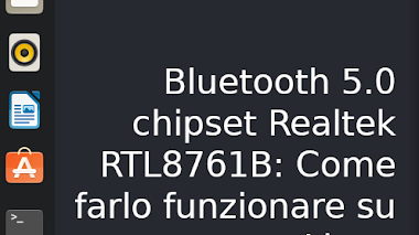 Bluetooth 5.0 chipset Realtek RTL8761B: Come farlo funzionare su Linux