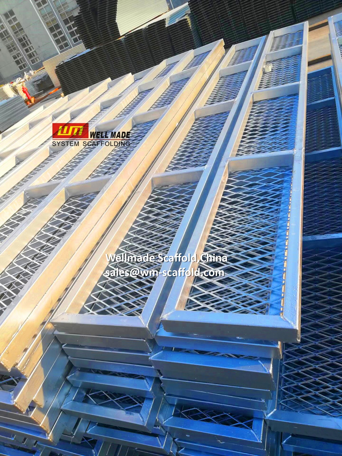 Steel Grating Type Scaffold Boards for Offshore Scaffolding