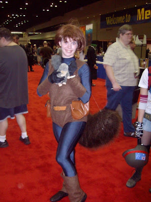 Squirrel. Girl. Cosplay.