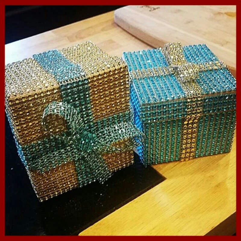 DIY And Household Tips Use Dollar Tree Diamond Wrap To Make This Bling