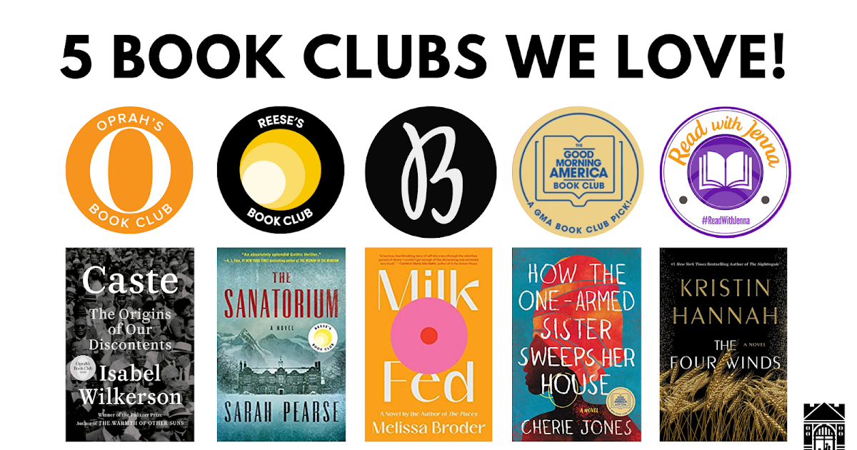 5 Celebrity Book Clubs We Love!