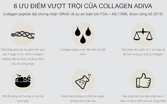 Collagen Adiva Gold – xóa mờ nám và ngăn ngừa lão hóa