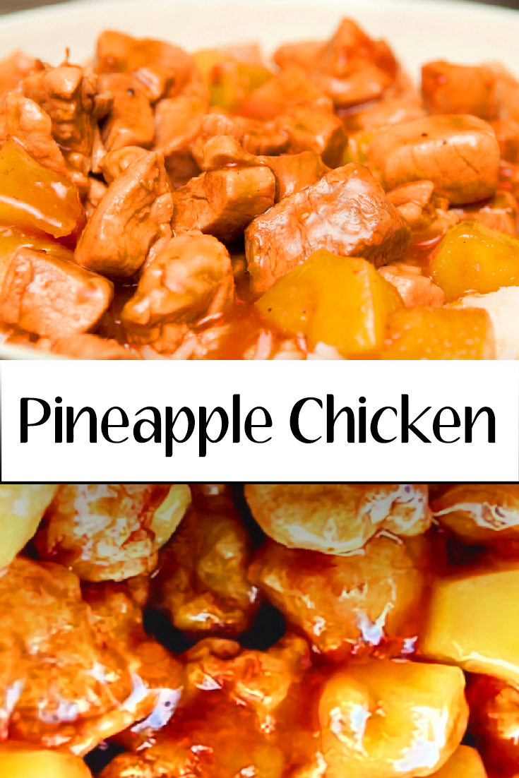 Pen Apple Pineapple Chicken Tasty Foods