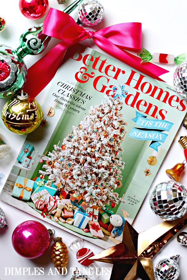 OUR CHRISTMAS HOME FEATURED IN BETTER HOMES AND GARDENS MAGAZINE- BEHIND THE SCENES OF THE PHOTO 