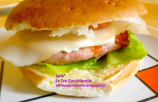 panino con hamburger... insaporito con vinchef!