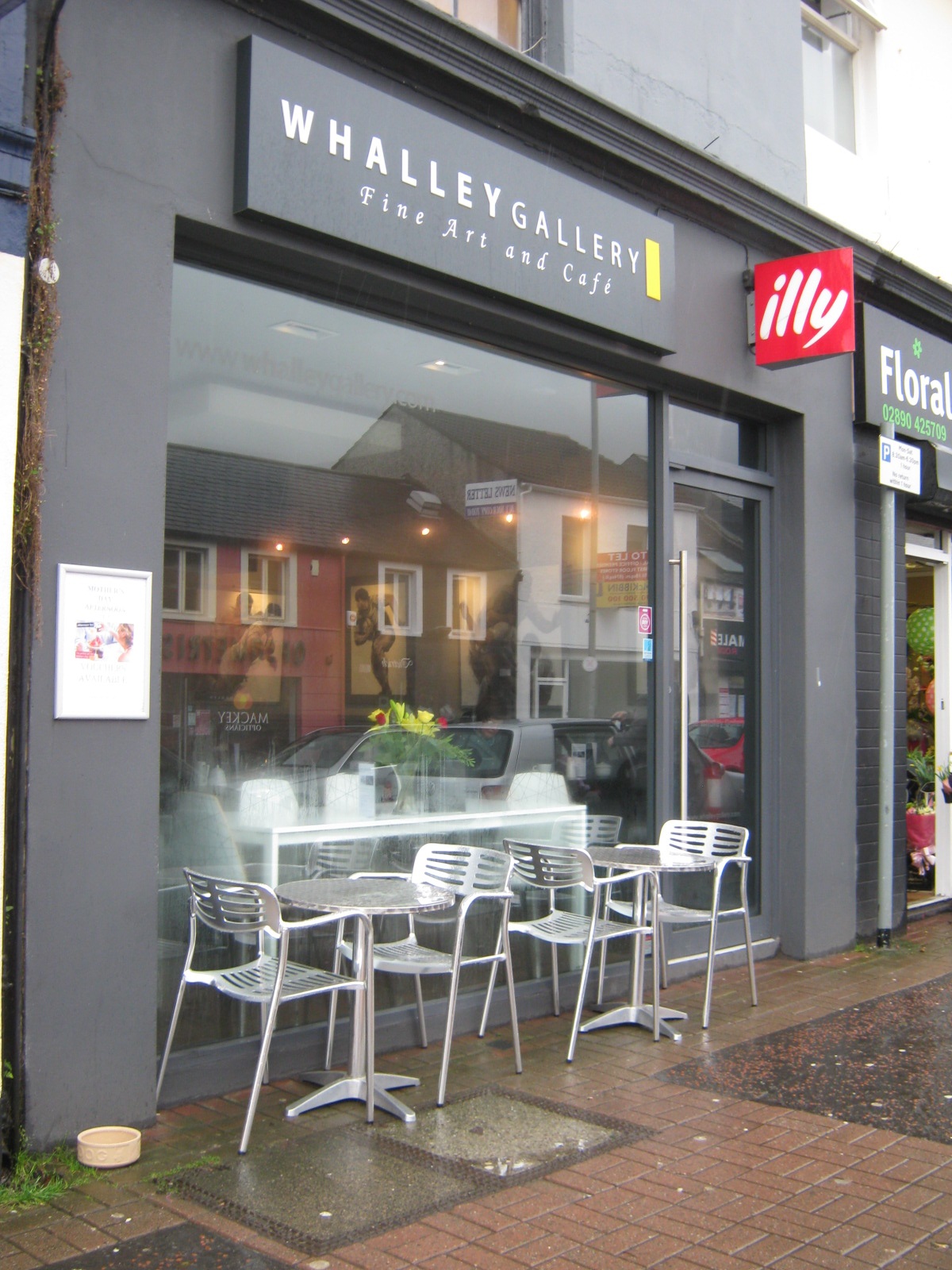 Lord Belmont in Northern Ireland Whalley's Café