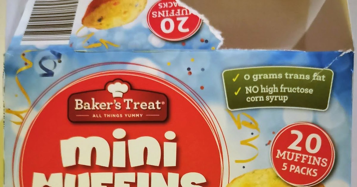 Baker's Corner Confetti Cake Mini Muffins (Aldi)