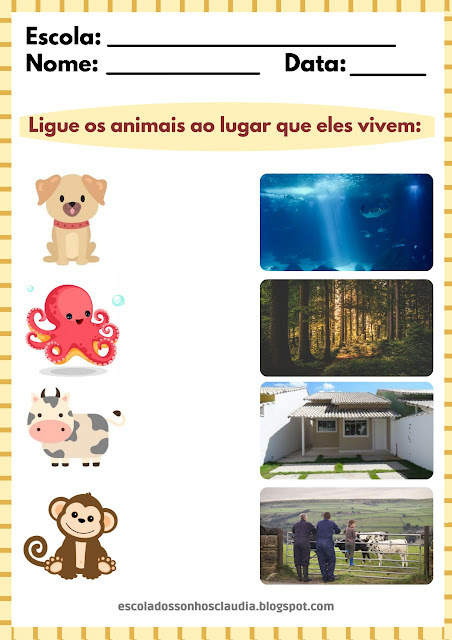 Activities And Lesson Plan Domestic And Wild Animals Early Childhood Education Tips & tricks para animais domesticos e selvagens in educação infantil