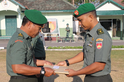 KASDIM SRAGEN LEPAS 3 ANGGOTA MEMASUKI MASA PERSIAPAN PENSIUN