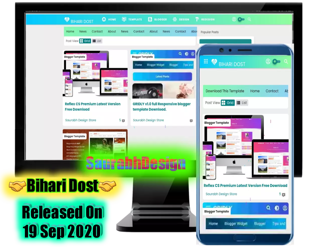 Bihari Dost v1.1 Premium Blogger Template free Download By SaurabhDesign. Bihari Dost v1.1 Premium Blogger Template free Download By SaurabhDesign.