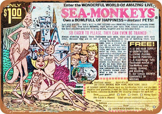 Vintage comic book ad for Sea-Monkeys