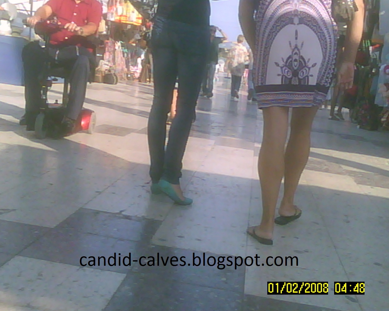 Ladies Candid Muscular Calves Candid Large Calves And