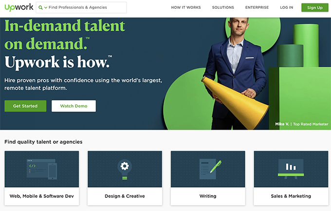 Upwork 自由职业者平台