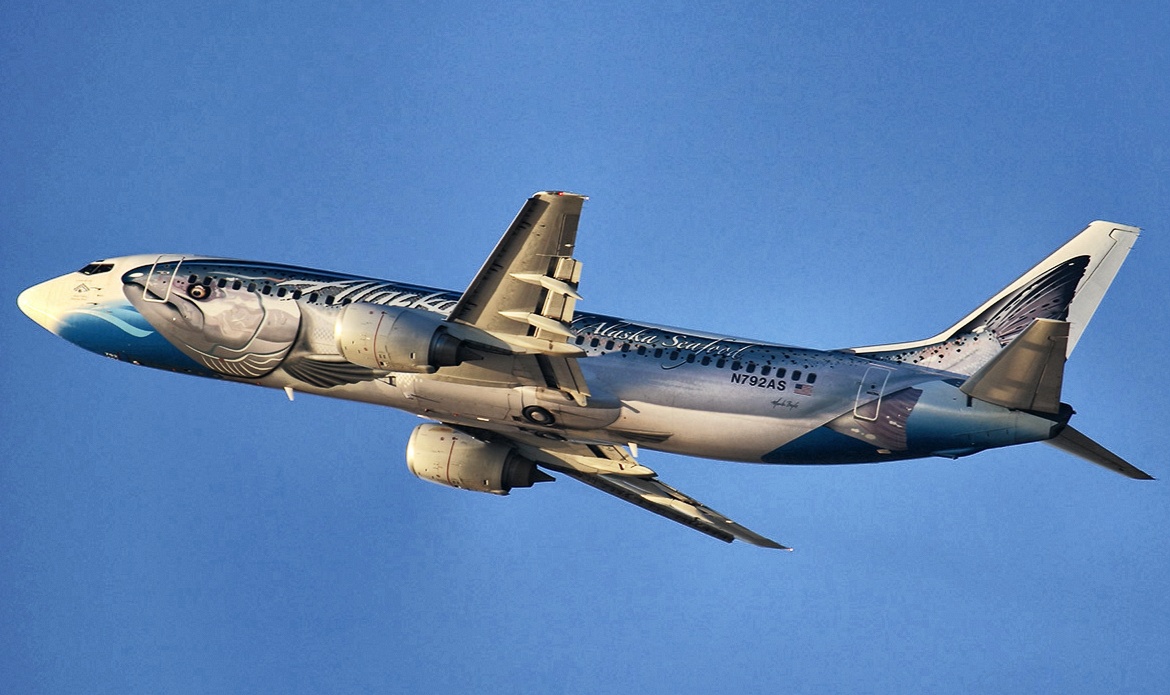 CHALLENGEANDAHALF FOR AIRLINER LOVERS ALASKA AIRLINES ‘KING SALMON