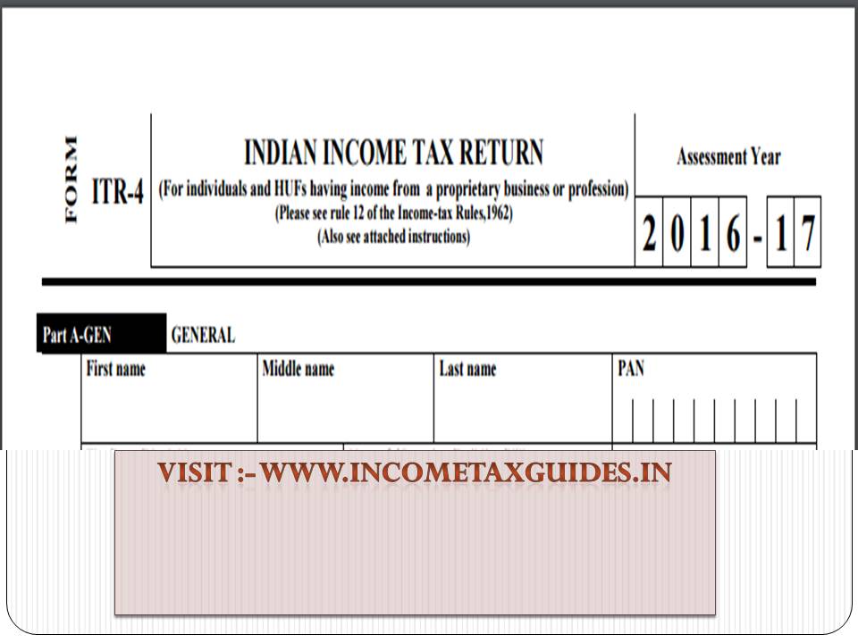 itr 4 download