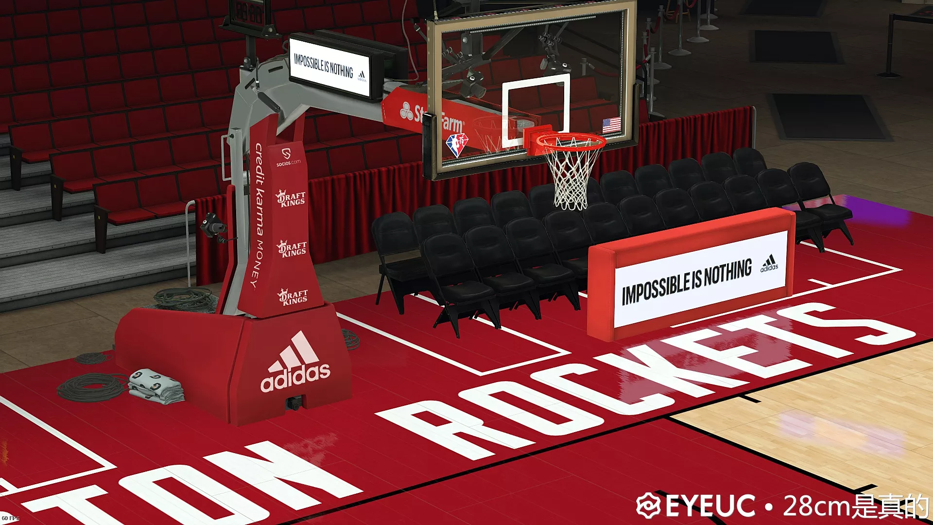 NBA 2K22 All 30 Realistic NBA Arenas with Sponsors & Backboard With 7th