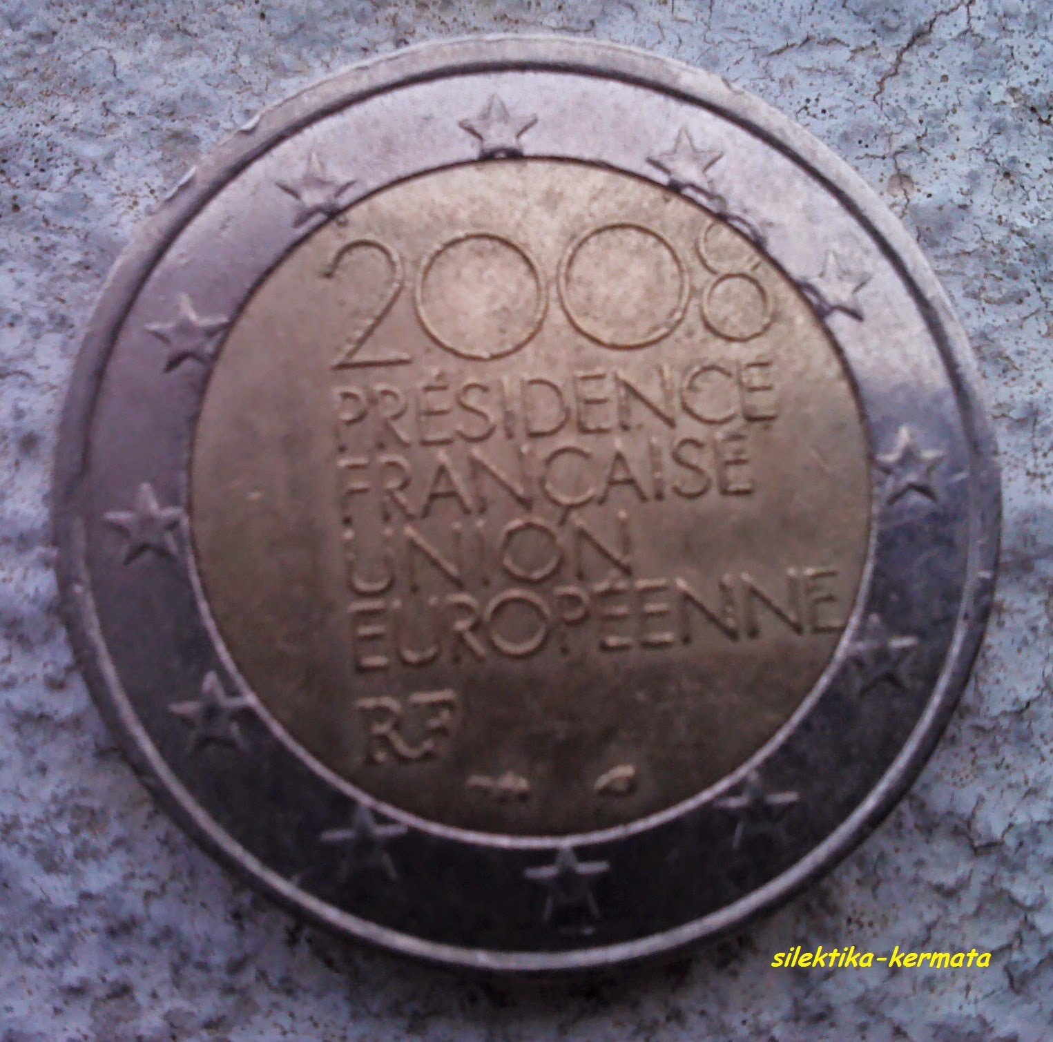 2 Euro (2008) presidence francaise union europpenne RF Συλλεκτικά Κέρματα