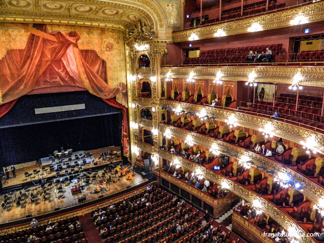 Sala de espetáculos do Teatro Colón de Buenos Aires