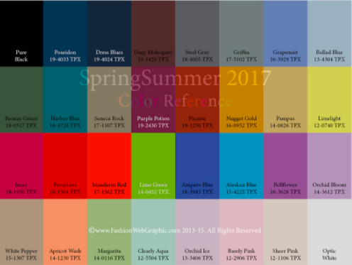 2017 yaz renkleri