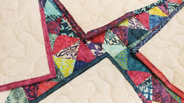 Exploding Heart quilt with Kate Spain's Confection Batiks from Moda