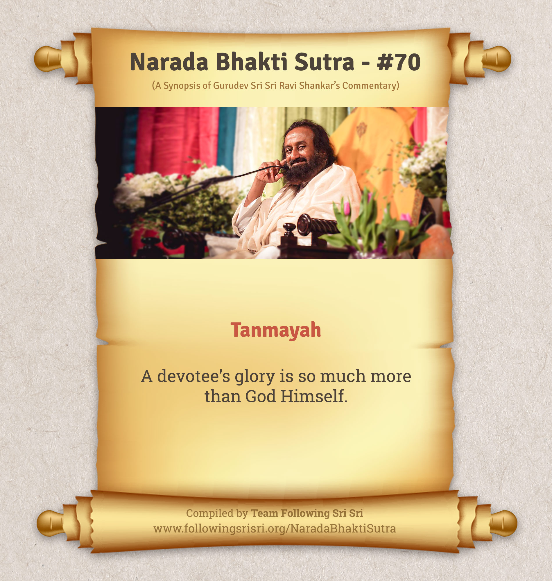 Narada Bhakti Sutras - Sutra 70