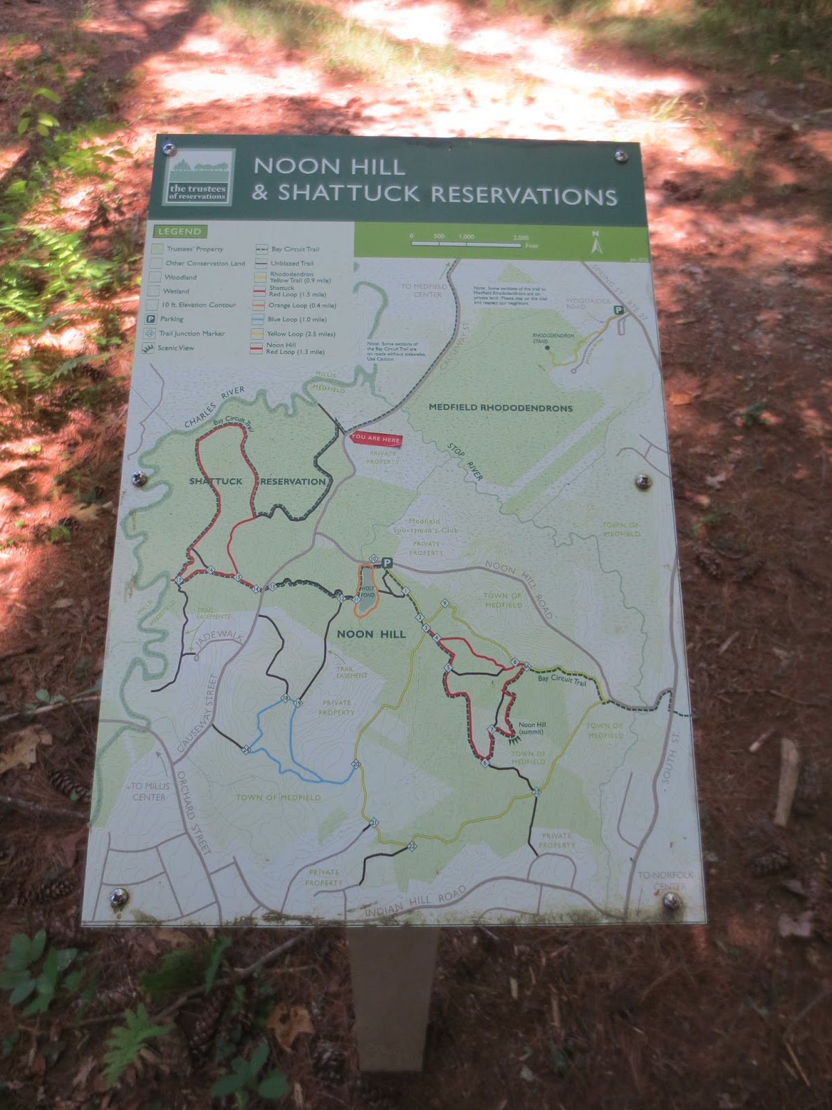 Bay Circuits Bay Circuit Trail Medfield MA The Shattuck Reservation.