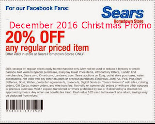 Sears coupons december