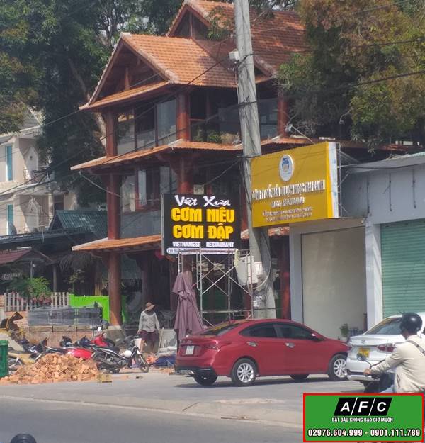 Dự án thi công Bảng hiệu Chữ nổi Cơm Niêu Phú Quốc