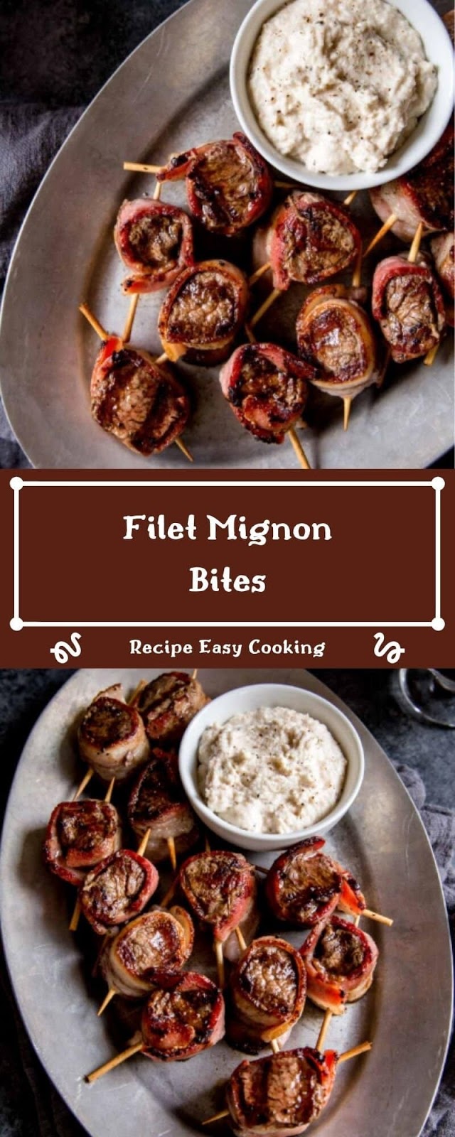 Filet Mignon Bites With Creamy Horseradish Sauce