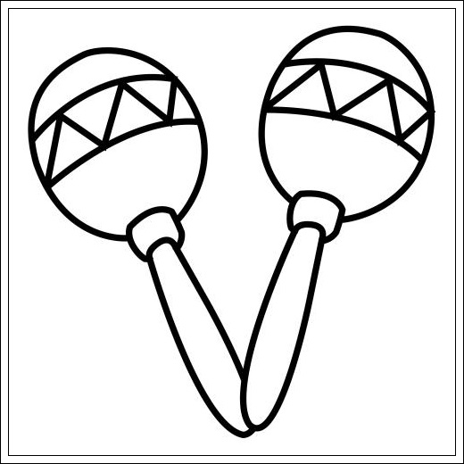 Ausmalbilder zum Ausdrucken Ausmalbilder Instrumente