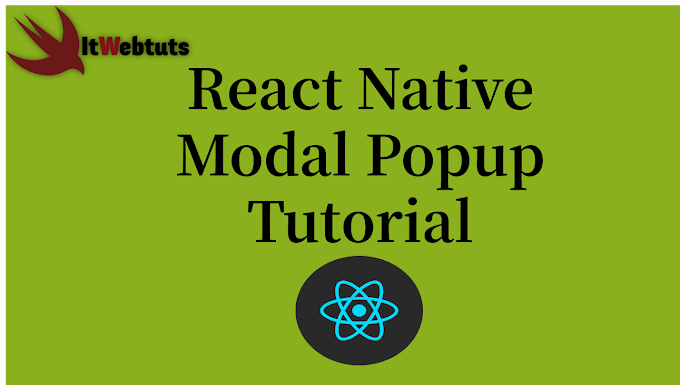 React Native Modal Popup Tutorial