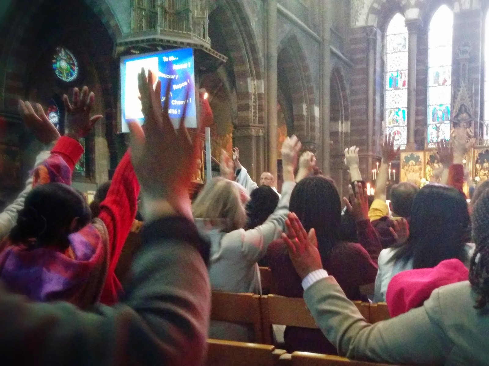 chambre Ferveur à l'église Saint Antoine à Bruxelles