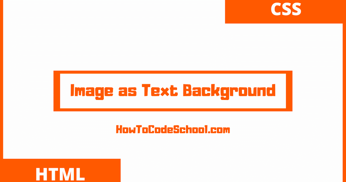 Image as Text Background using CSS backgroundclip Property
