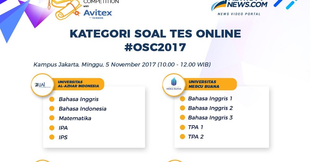 Sugeng Rawuh Tes Online Osc Metro Tv