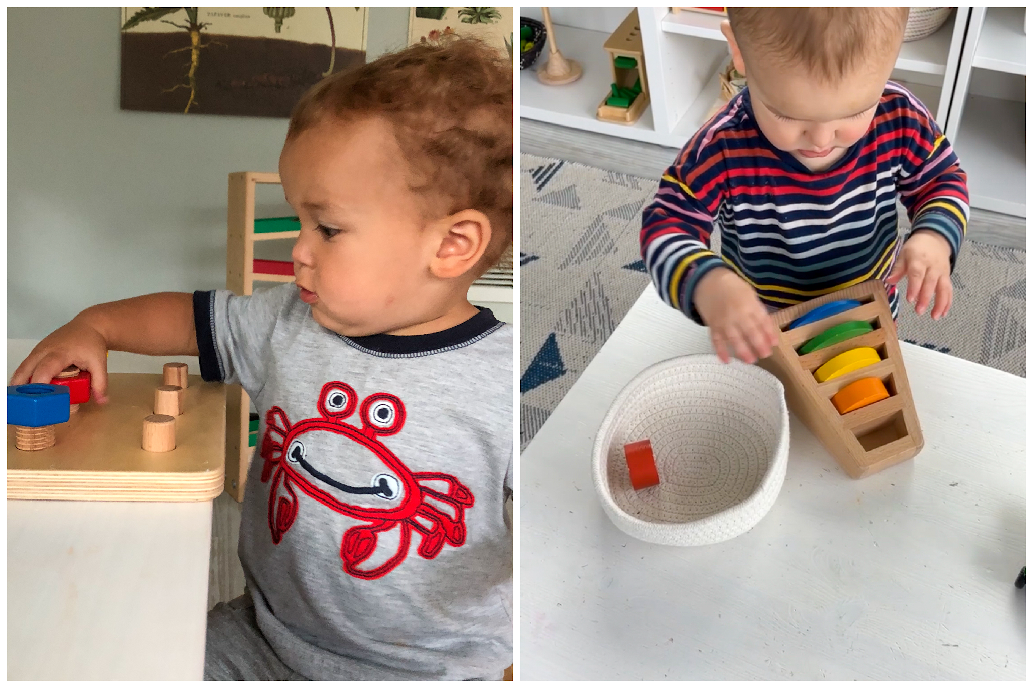 Two Montessori Toddlers at 18-Months