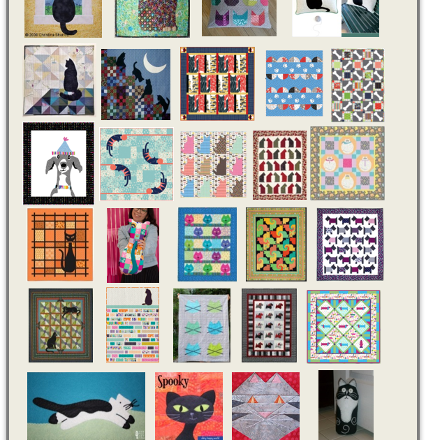 Quilt Inspiration Free pattern day Cat and Dog quilts!