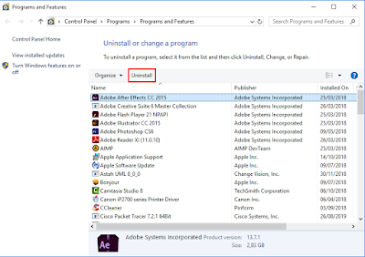 Cara uninstall aplikasi di windows 10 Cara uninstall aplikasi di windows 10