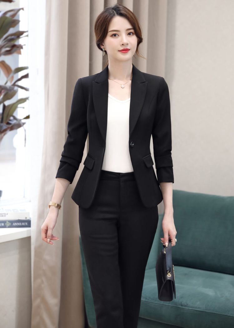 2021 fashion office suit in asia