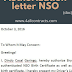 Authorization letter for birth certificate NSO