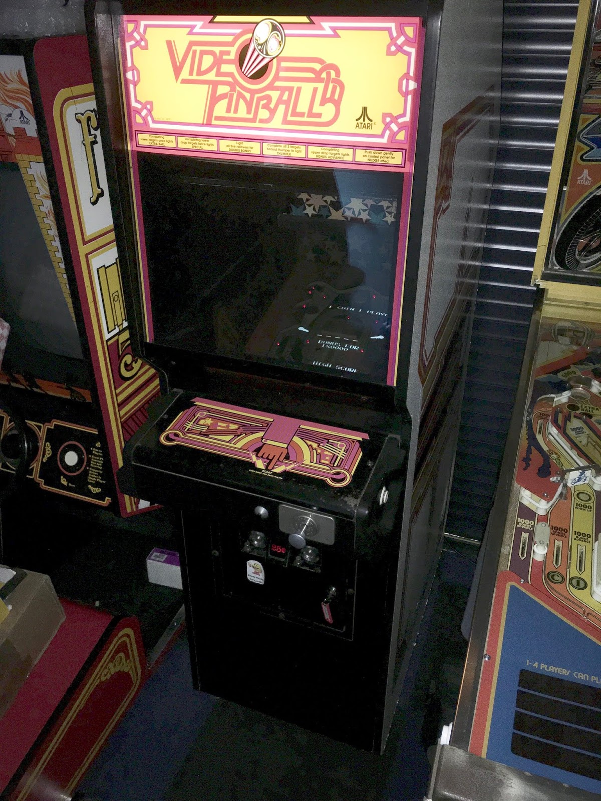 In Progress - Atari Space Riders (1978) | Pinball info