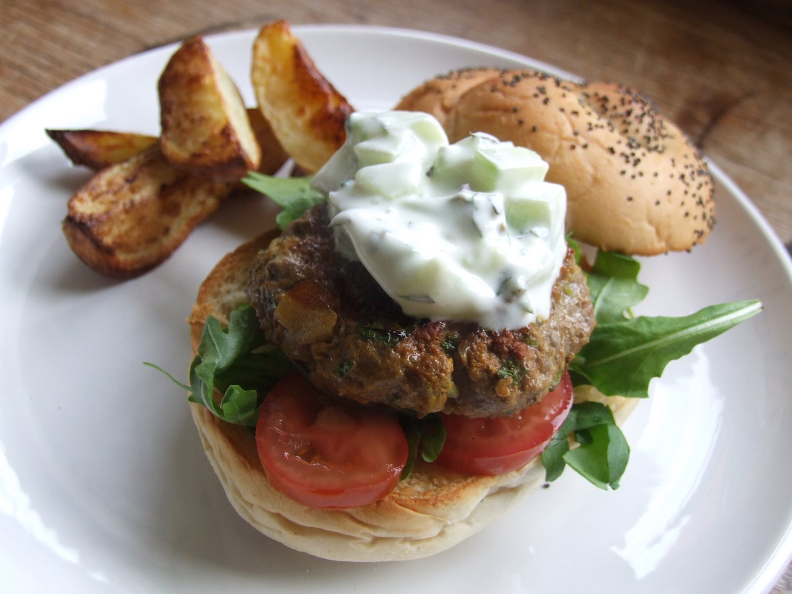 David Hall Food Indian Spiced Lamb 'Burgers'