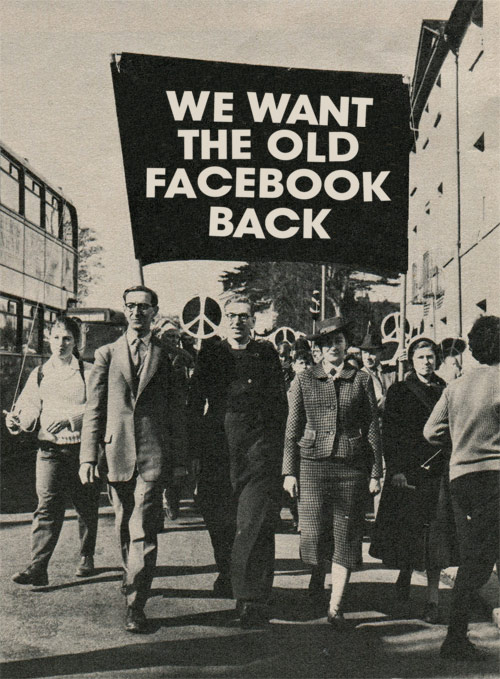 Modern Protestors Want The Old Facebook Back