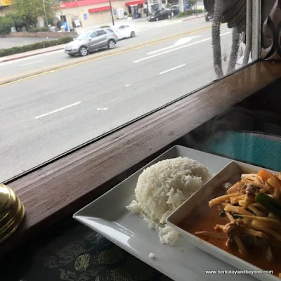 red curry at Sa Wooei Thai restaurant in El Cerrito, California