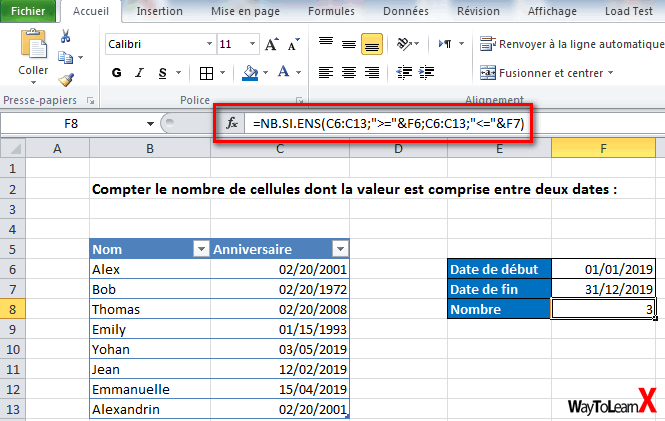 Formule Excel Si Compris Entre Deux Valeurs - Gel French Manicure