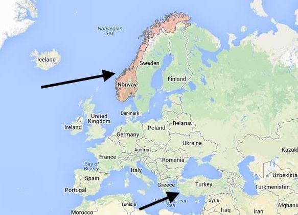 Norvec Nerede Norvec Dunyanin Neresinde