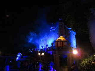 Haunted Mansion Lit Up For Mickey's Not So Scary Halloween Party Walt Disney World